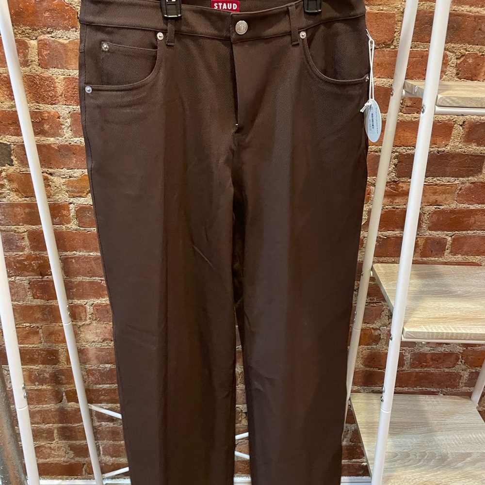 STAUD Women’s Chocolate Grayson Pant